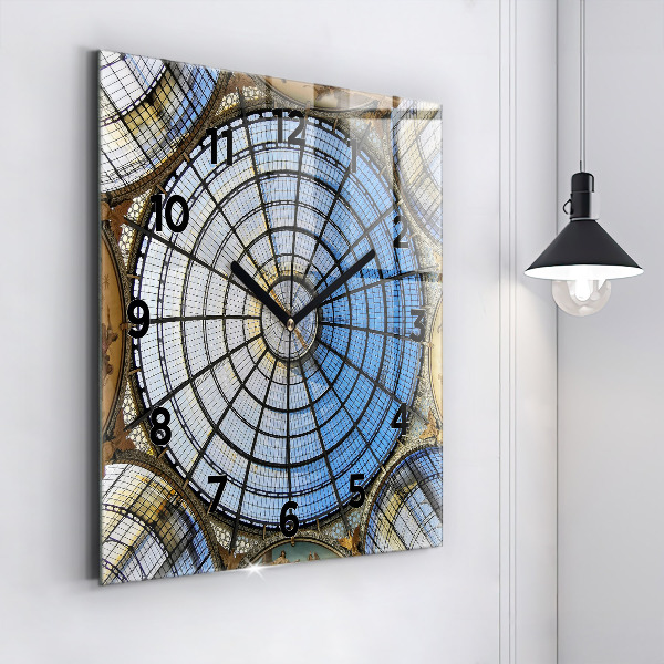 Horloge murale carrée Centre commercial à Milan