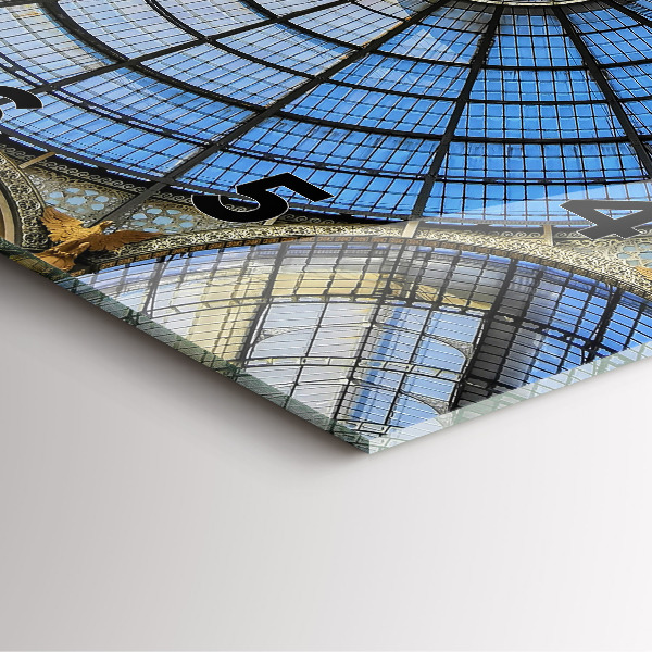 Horloge murale carrée Centre commercial à Milan