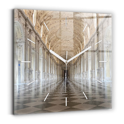 Horloge murale carrée Musée de la Veneria Reale