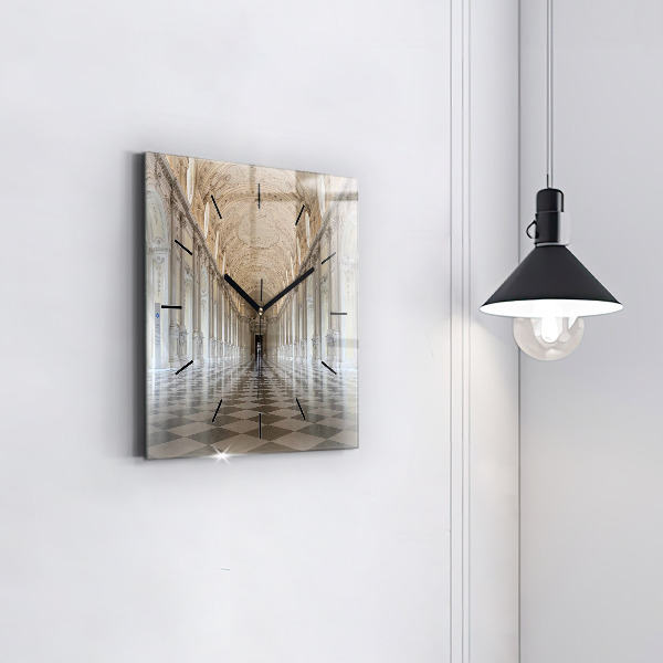 Horloge murale carrée Musée de la Veneria Reale