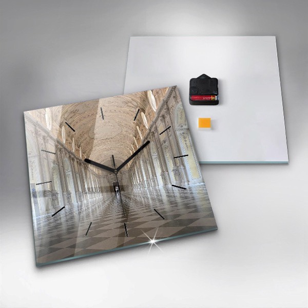 Horloge murale carrée Musée de la Veneria Reale