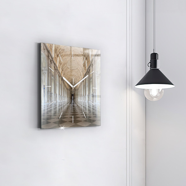 Horloge murale carrée Musée de la Veneria Reale