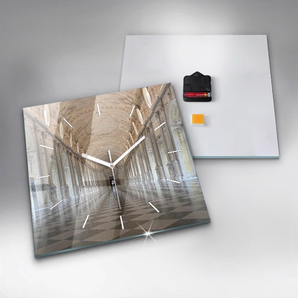 Horloge murale carrée Musée de la Veneria Reale