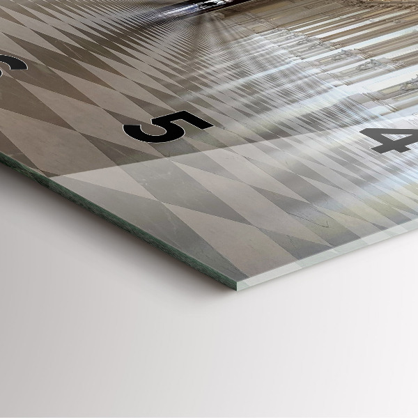 Horloge murale carrée Musée de la Veneria Reale