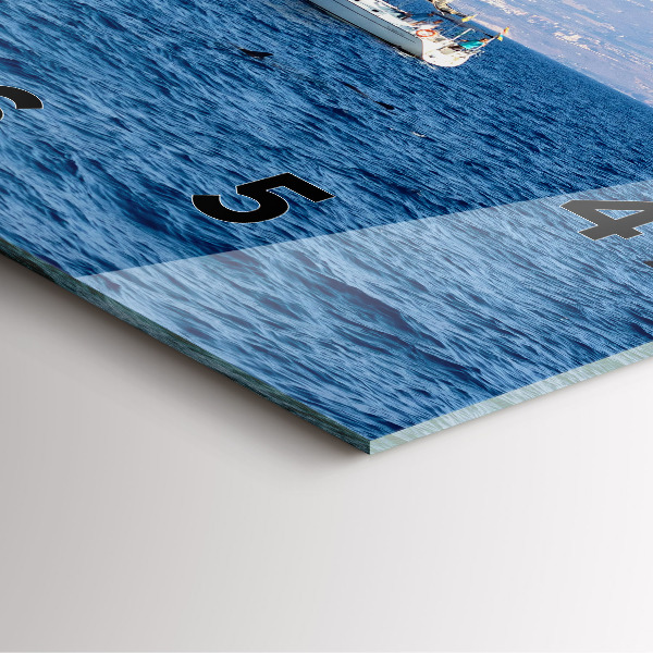 Horloge murale carrée Yacht à Tenerife