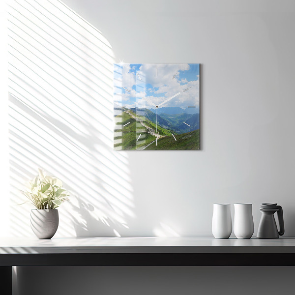 Horloge murale carrée Kasprowy Wierch Zakopane