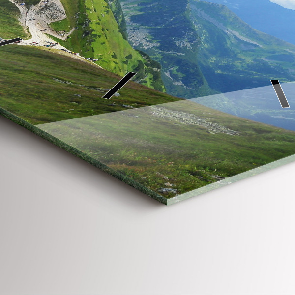 Horloge murale carrée Kasprowy Wierch Zakopane