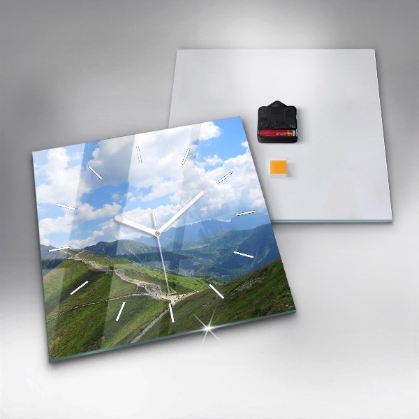 Horloge murale carrée Kasprowy Wierch Zakopane