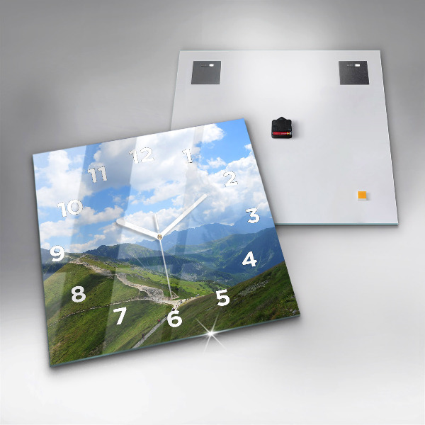 Horloge murale carrée Kasprowy Wierch Zakopane