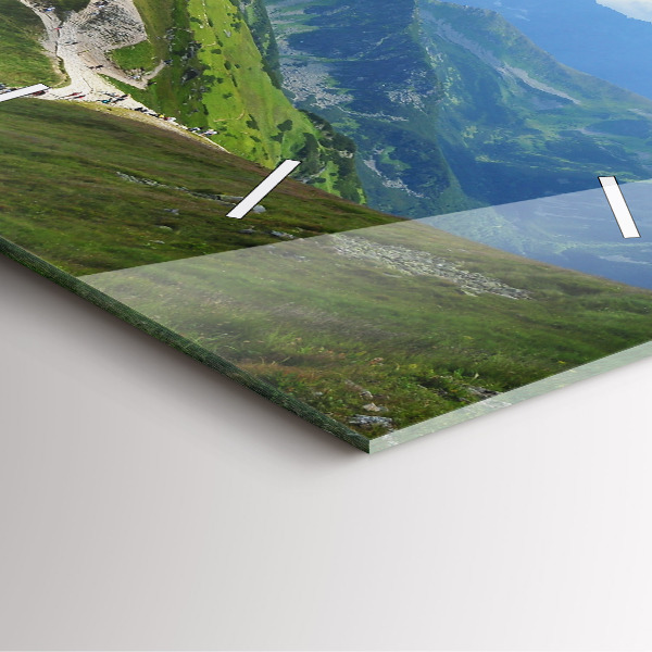 Horloge murale carrée Kasprowy Wierch Zakopane