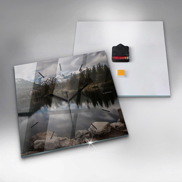 Horloge murale carrée Hautes Tatras en Slovaquie