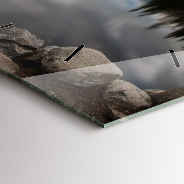 Horloge murale carrée Hautes Tatras en Slovaquie