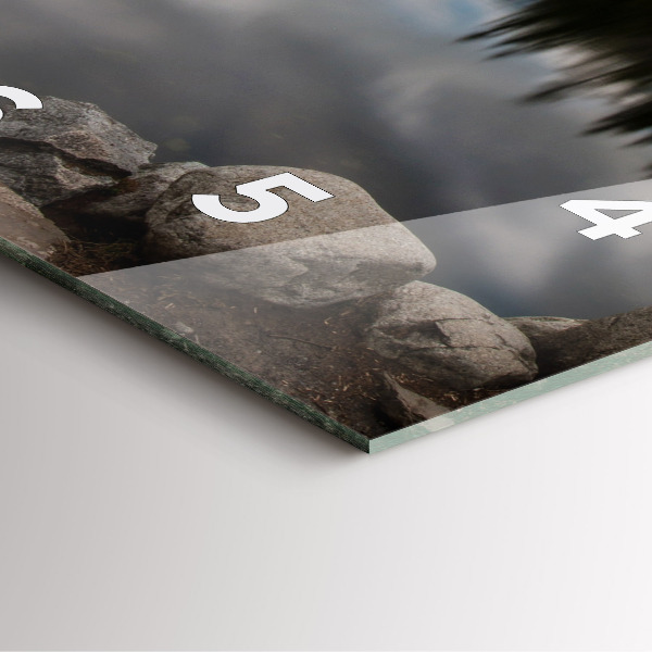 Horloge murale carrée Hautes Tatras en Slovaquie