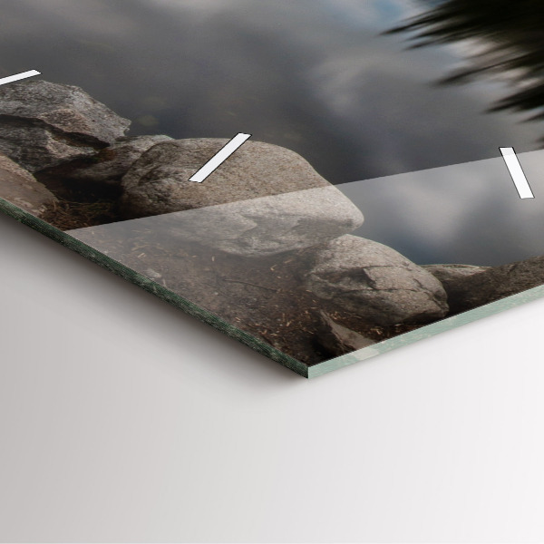 Horloge murale carrée Hautes Tatras en Slovaquie