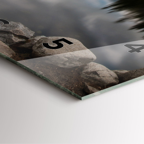 Horloge murale carrée Hautes Tatras en Slovaquie