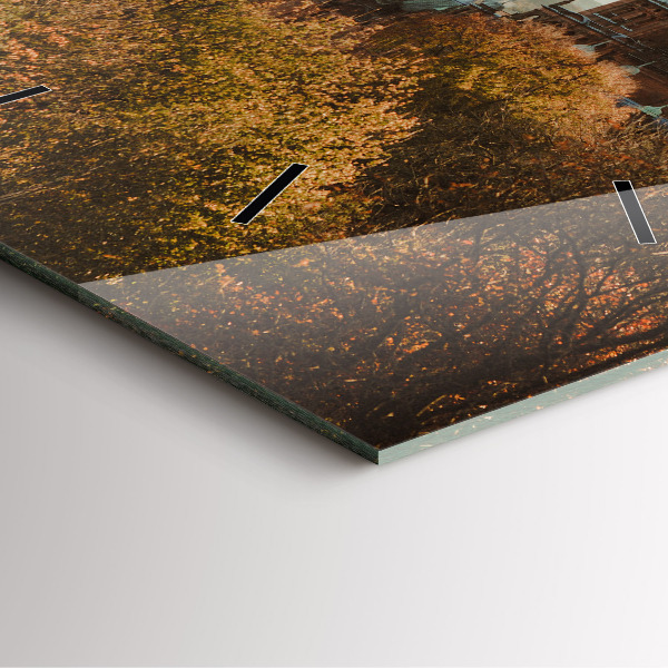 Horloge murale carrée 'Galerie d''art de Glasgow'