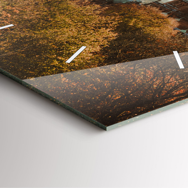 Horloge murale carrée 'Galerie d''art de Glasgow'