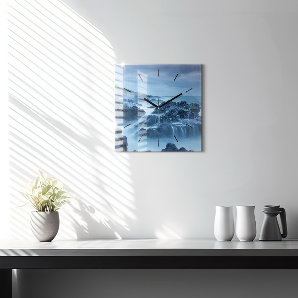 Horloge murale carrée Phare