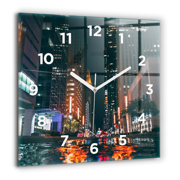 Horloge murale carrée Hilton Houston