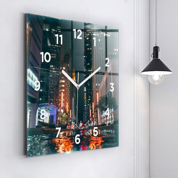 Horloge murale carrée Hilton Houston