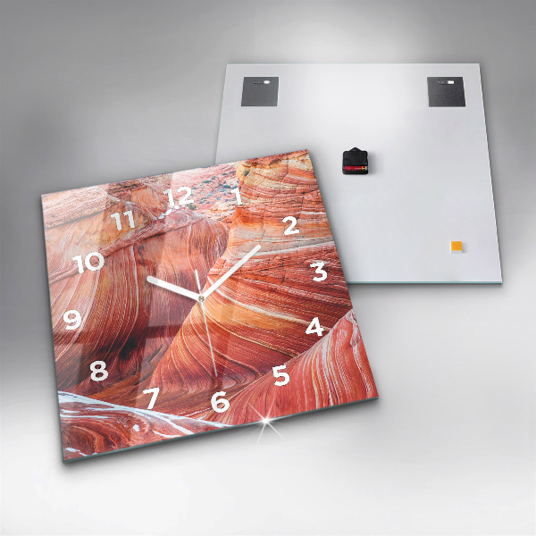 Horloge murale carrée Le pittoresque Grand Canyon