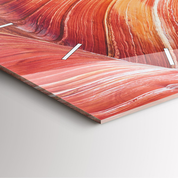 Horloge murale carrée Le pittoresque Grand Canyon