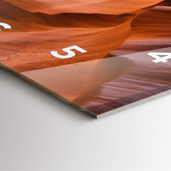 Horloge murale carrée Antelope Canyon