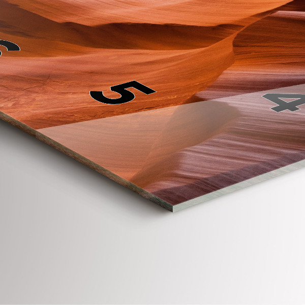 Horloge murale carrée Antelope Canyon