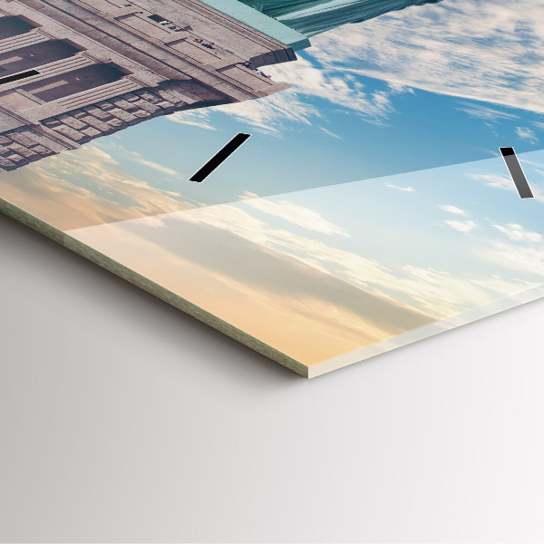 Horloge murale carrée Statue de la Liberté à New York