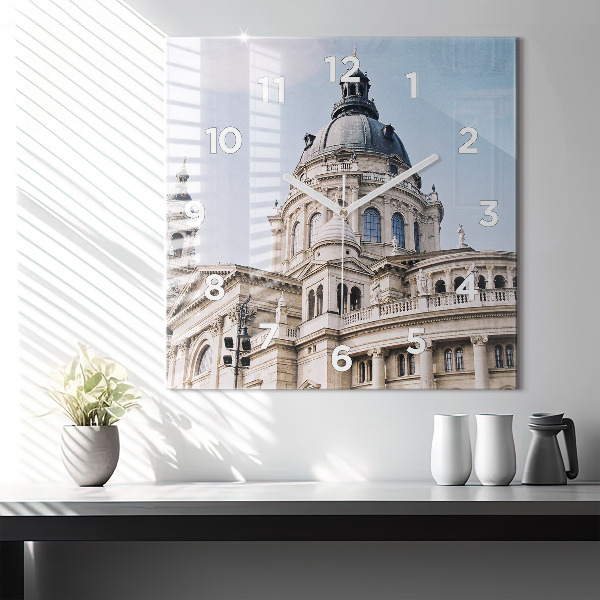 Horloge murale carrée Basilique Saint-Étienne