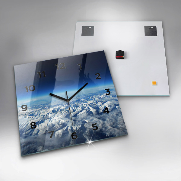 Horloge murale carrée Paysage Montagnes Pyrénées