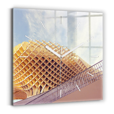 Horloge murale carrée Point de vue à Séville