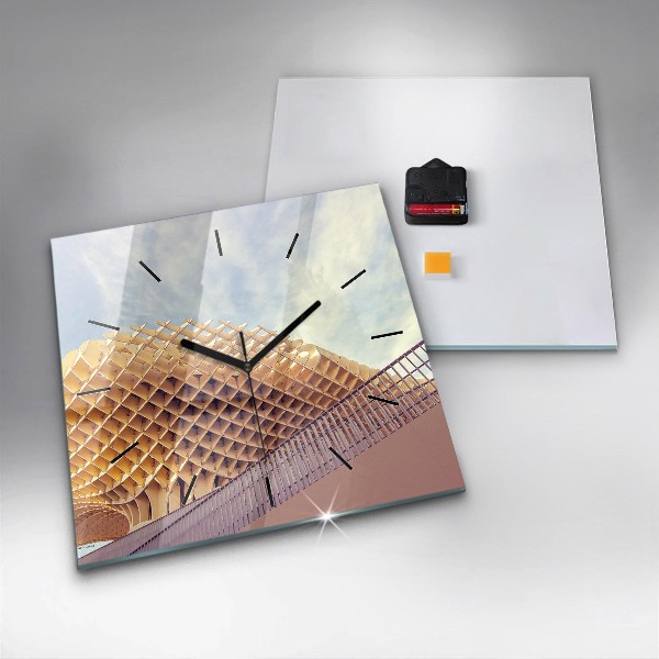 Horloge murale carrée Point de vue à Séville