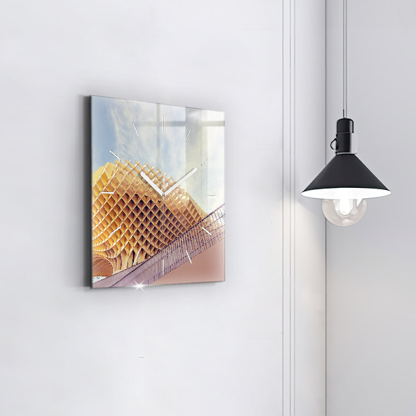 Horloge murale carrée Point de vue à Séville