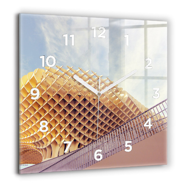 Horloge murale carrée Point de vue à Séville