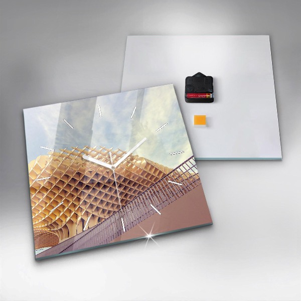 Horloge murale carrée Point de vue à Séville