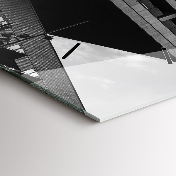 Horloge murale carrée Architecture à Amsterdam