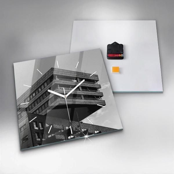 Horloge murale carrée Architecture à Amsterdam