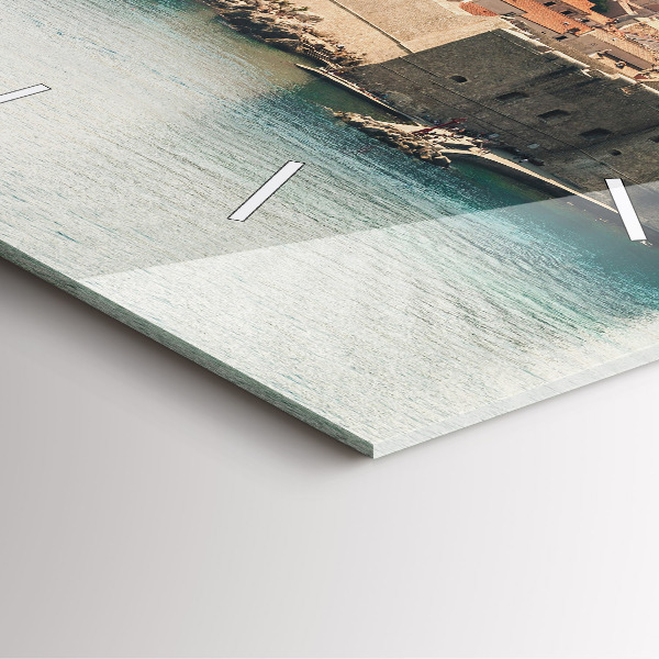 Horloge murale carrée Voilier à Dubrovnik