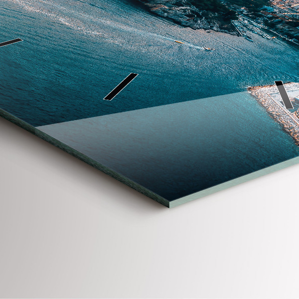 Horloge murale carrée Île en Croatie