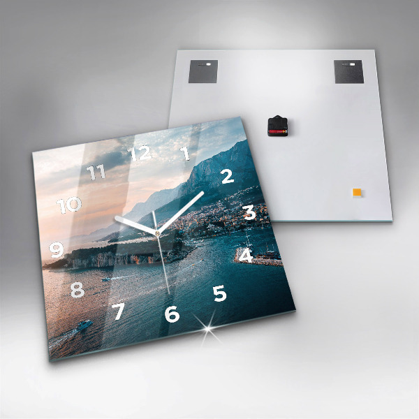 Horloge murale carrée Île en Croatie