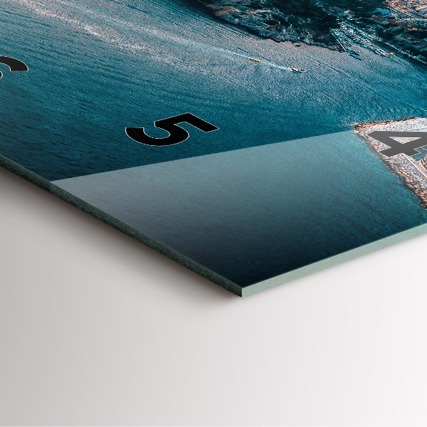 Horloge murale carrée Île en Croatie