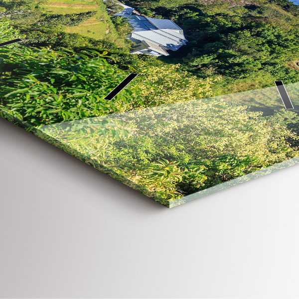 Horloge murale carrée Parc national de Chiang Mai