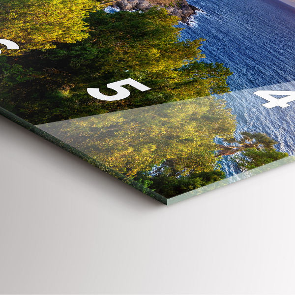 Horloge murale carrée Phuket en Thaïlande