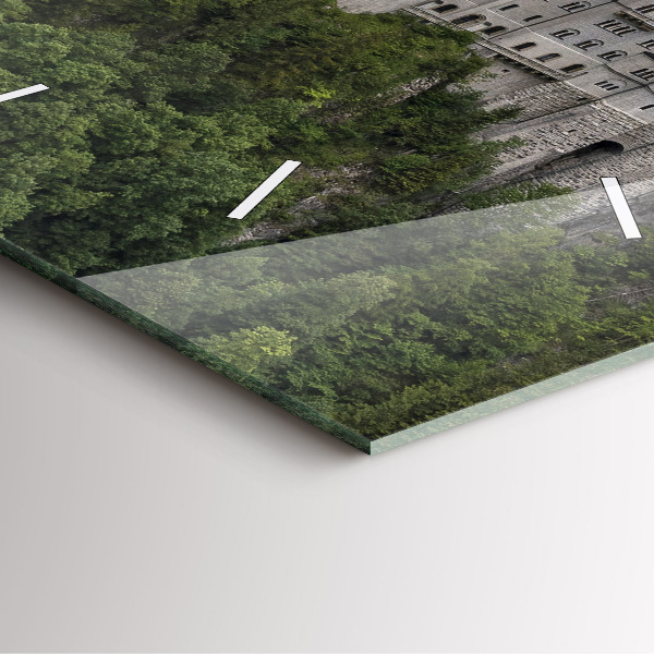 Horloge murale carrée Château de Neuschwanstein