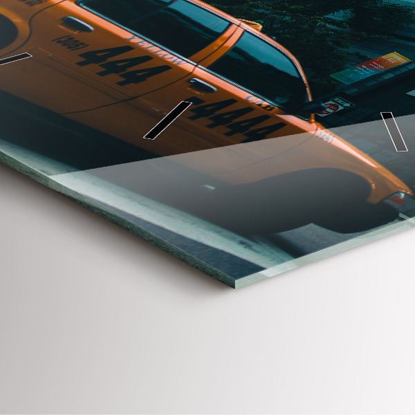 Horloge murale carrée Miami, Floride