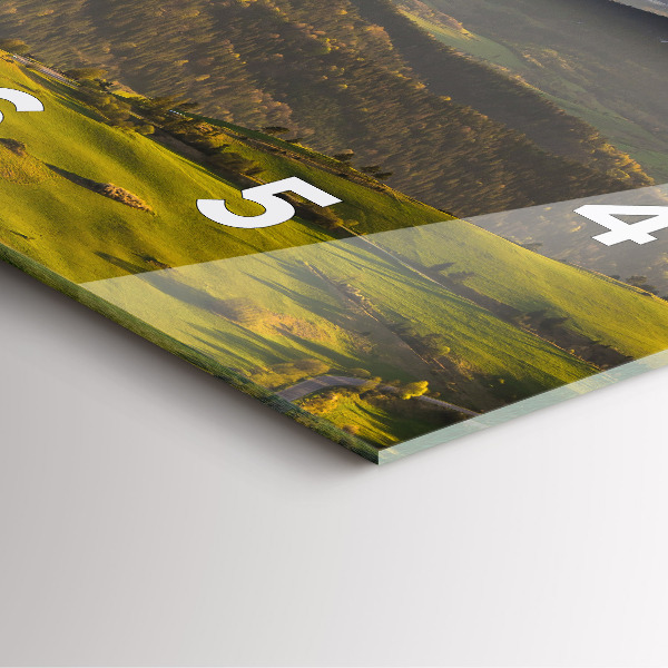 Horloge carrée en verre Pieniny – Wysoki Wierch