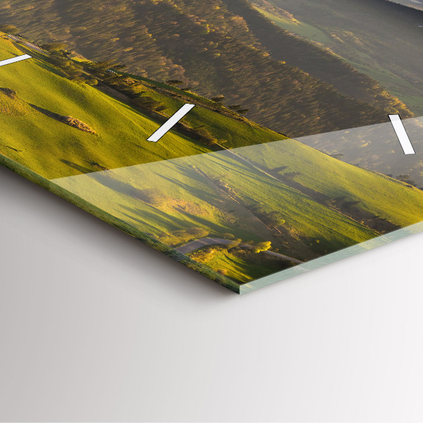 Horloge carrée en verre Pieniny – Wysoki Wierch