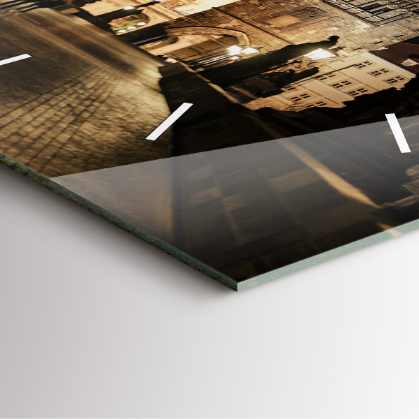 Horloge murale carrée Pont Charles à Prague