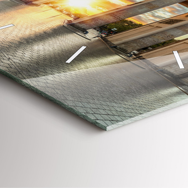 Horloge carrée en verre Porte de Brandebourg à Berlin